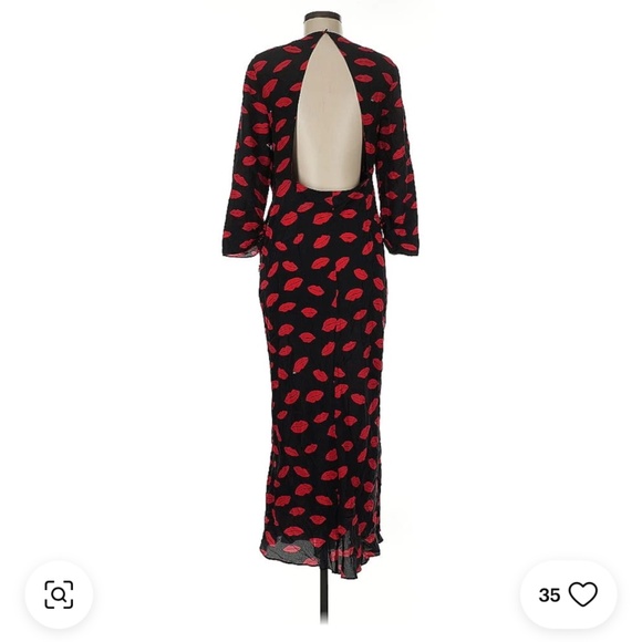 Rixo Rose Dress Kiss - Picture 3 of 4